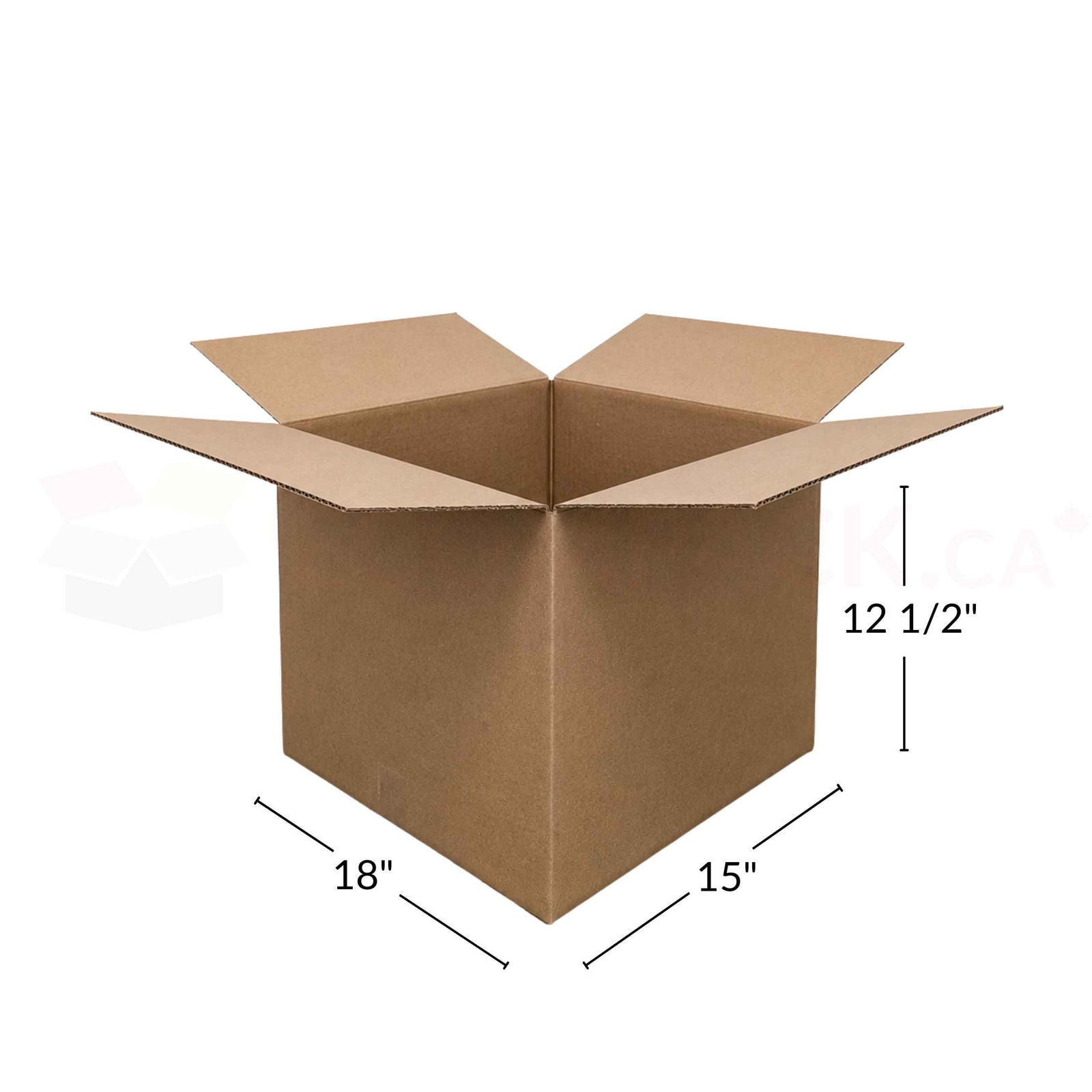 2 Cube Moving Box 18" x 15" x 12-1/2" Kraft 32ETC (5/bu)