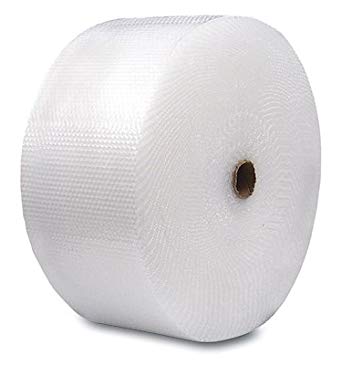 3/16" Bubble Roll 12" x 300' Clear 12" Perf