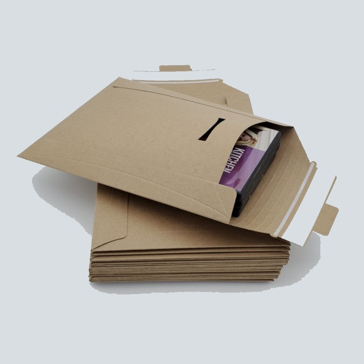 Kraft Rigid Mailers / Stay Flat Mailers / Expandable Mailers | EcomPack.ca