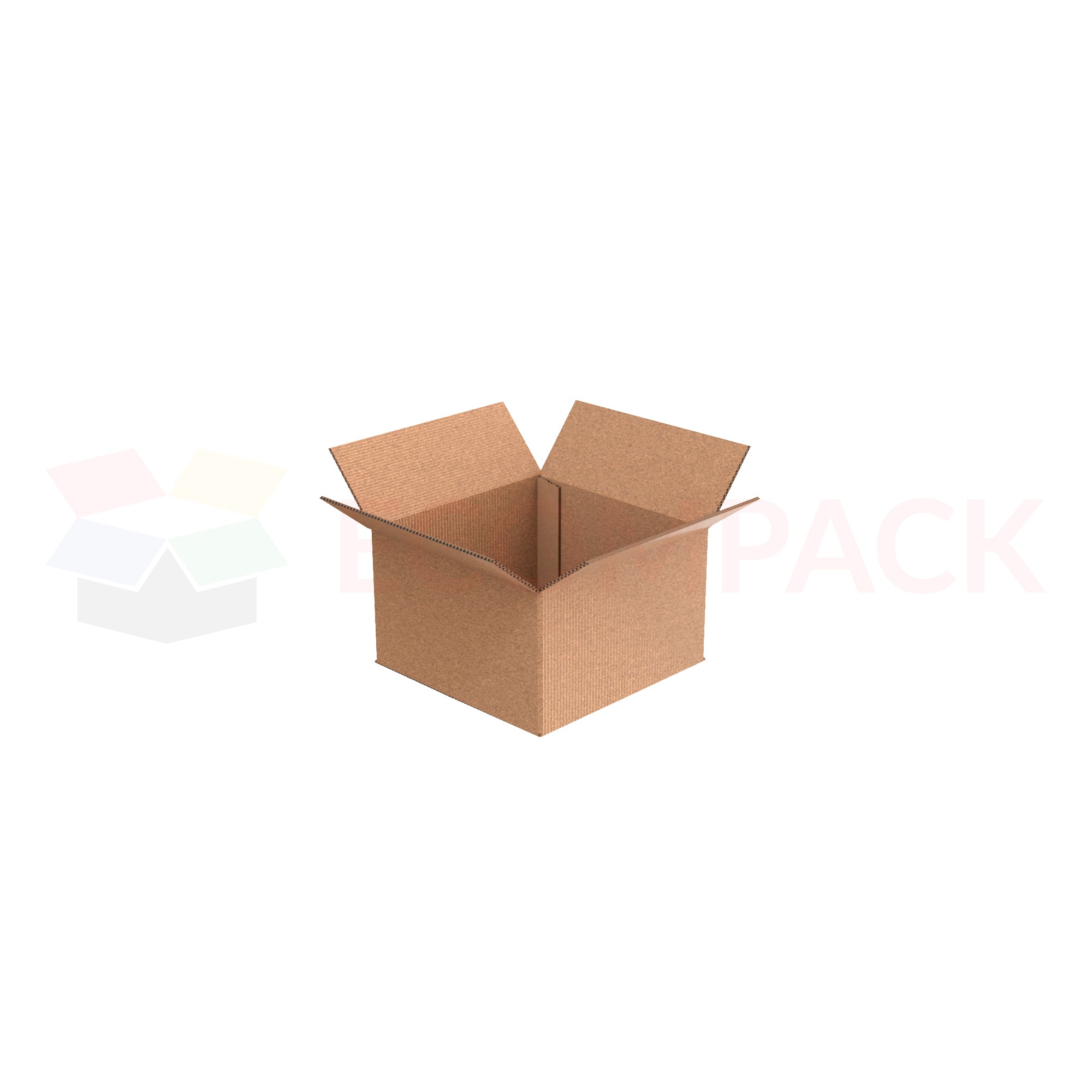 10" x 10" x 6" Shipping Box RSC Kraft 32ECT (25/bu)
