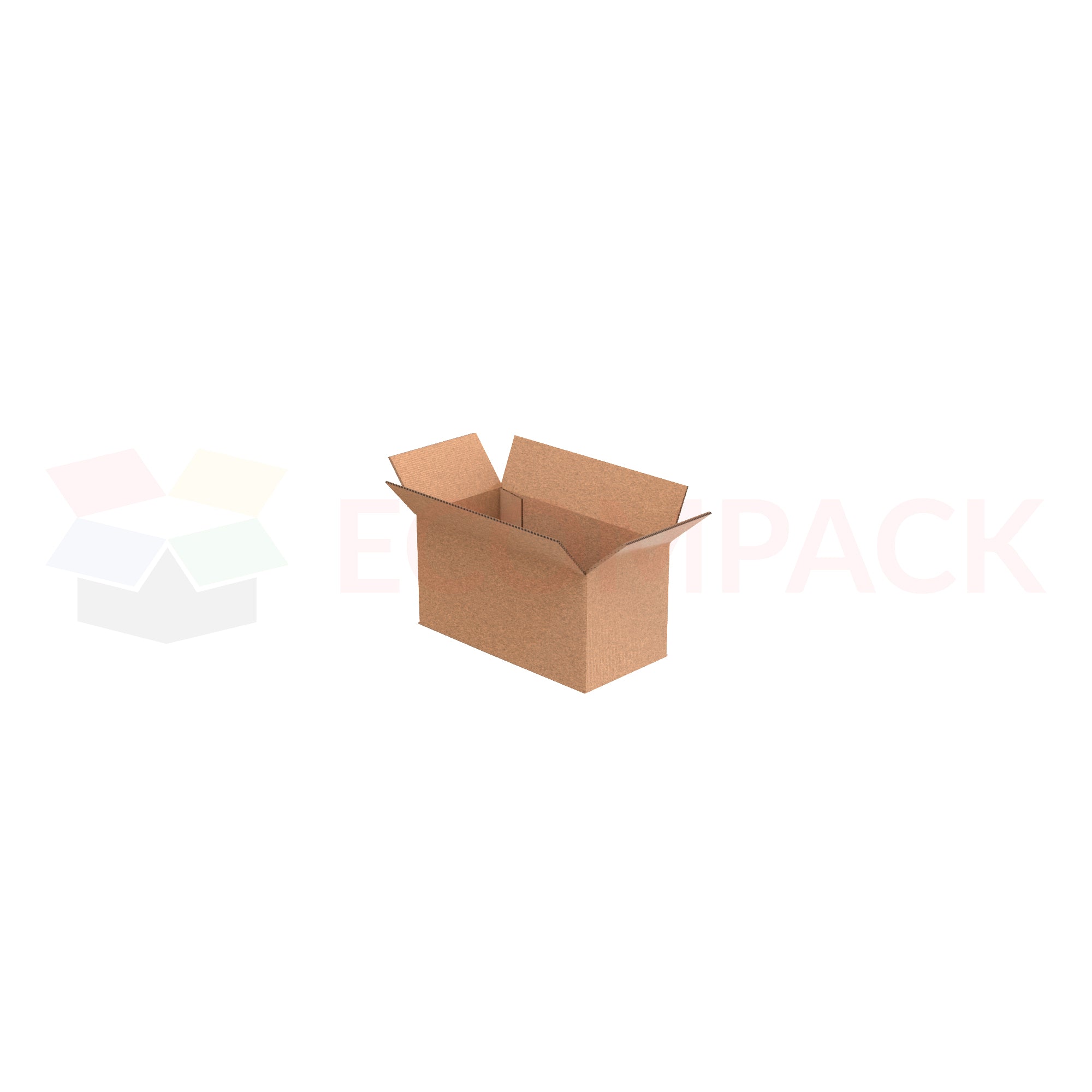 10 x 5 x 5 Shipping Box RSC Kraft 32ECT   -  - Packaging  Supplies