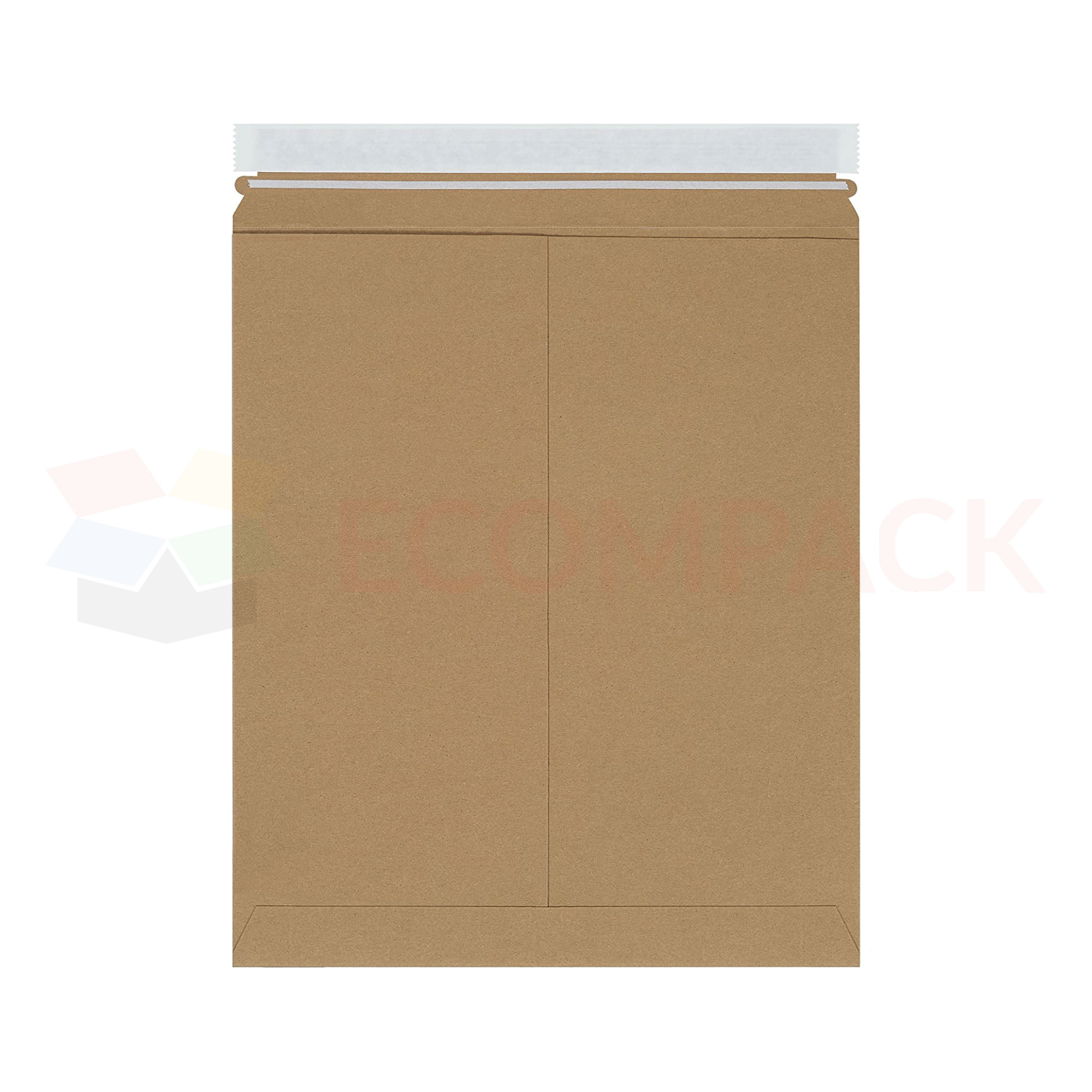 Kraft Rigid Mailers / Stay Flat Mailers 12-3/4" x 15" Self-Seal (100/cs)