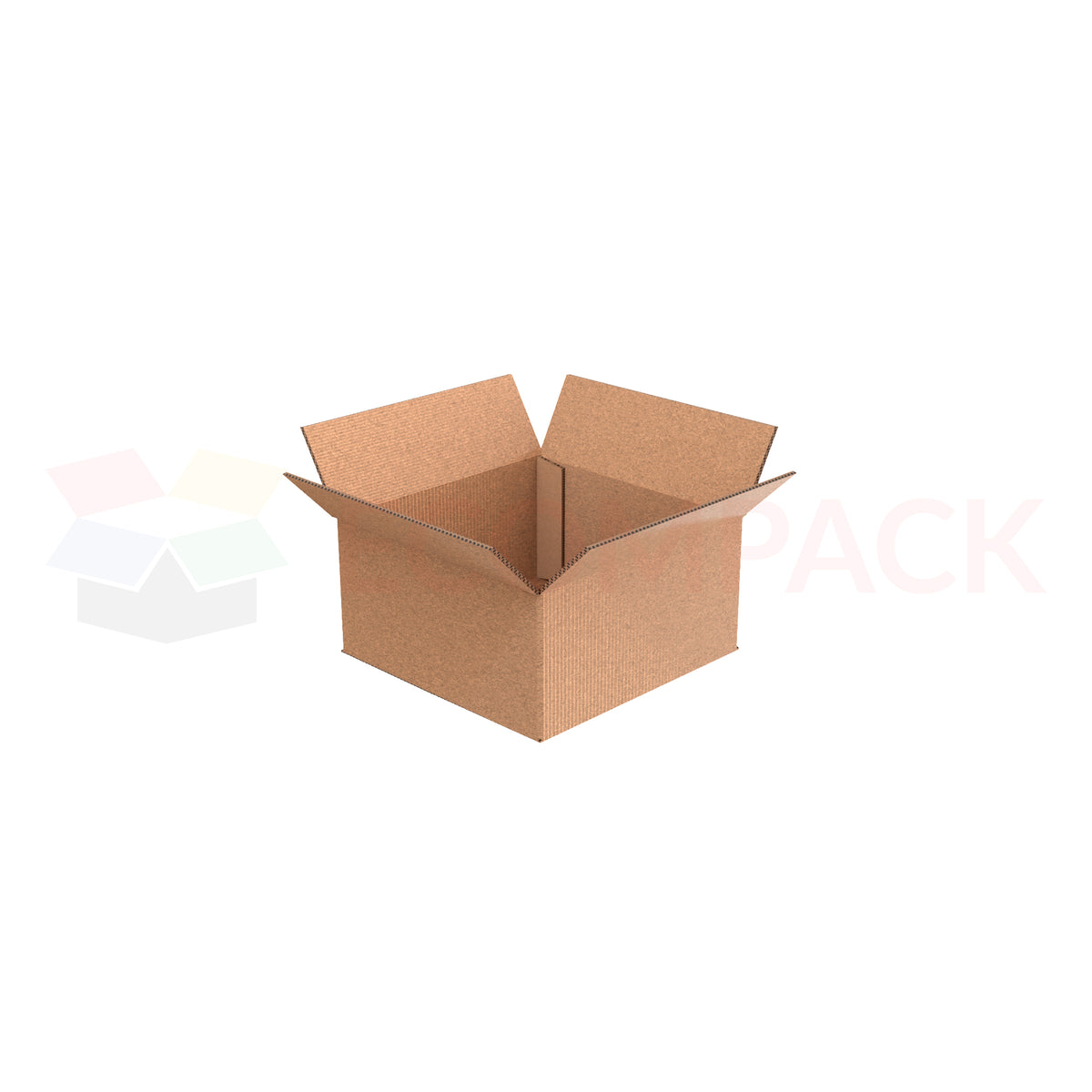12&quot; x 12&quot; x 6&quot; Shipping Box RSC Kraft 32ECT (25/bu)