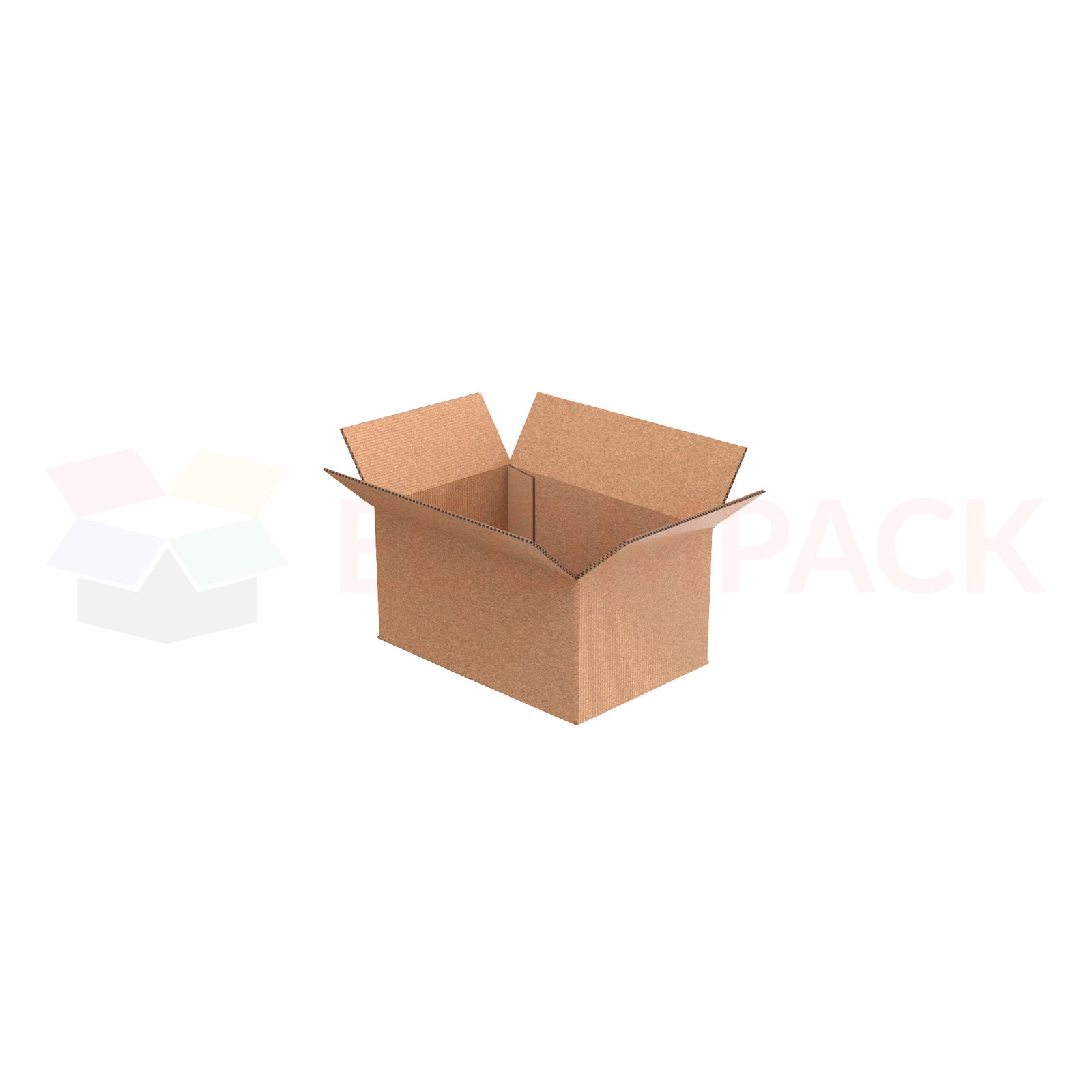 12" x 8" x 6" Shipping Box RSC Kraft 32ECT (25/bu)