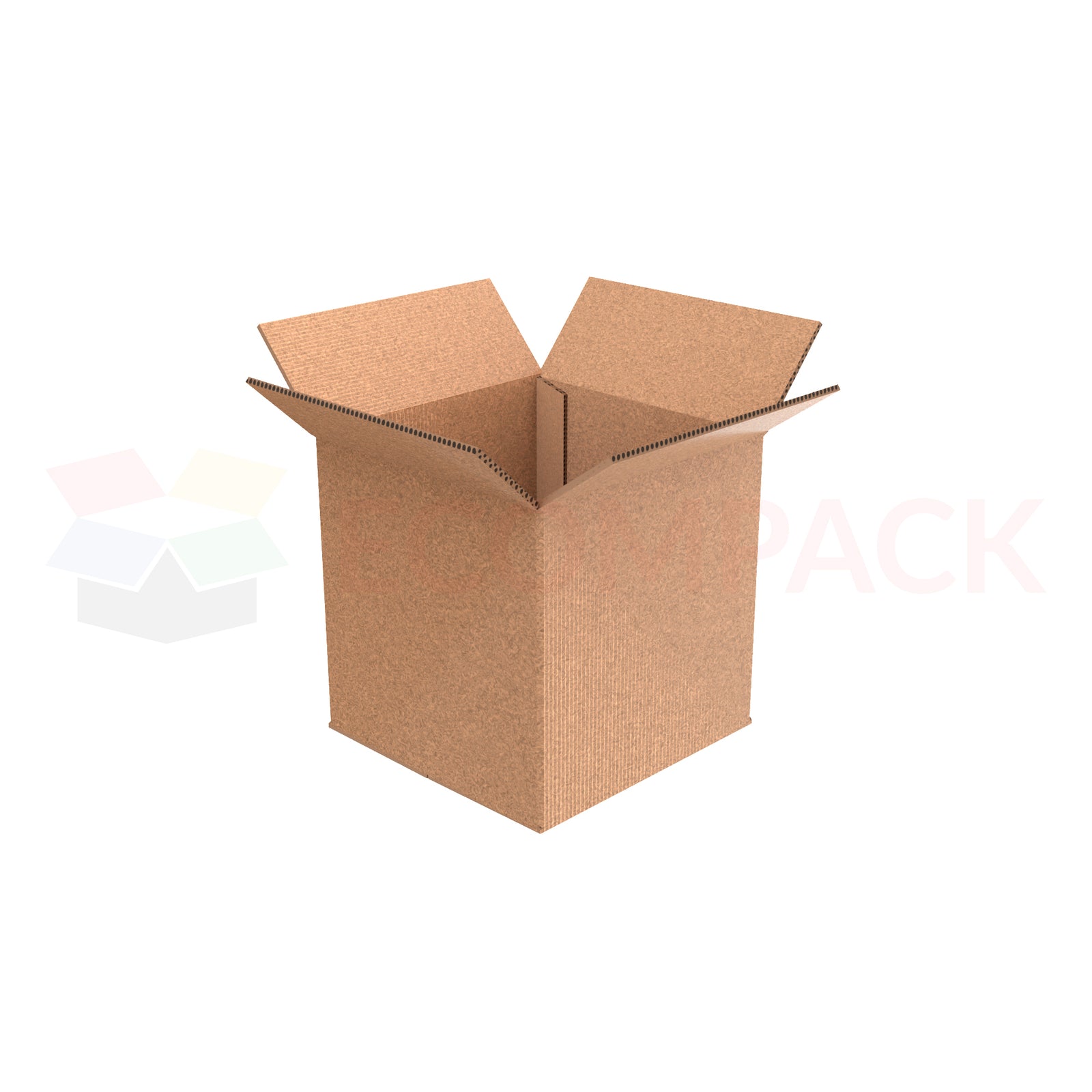 13" x 13" x 13" Shipping Box RSC Kraft 32ECT (25/bu)