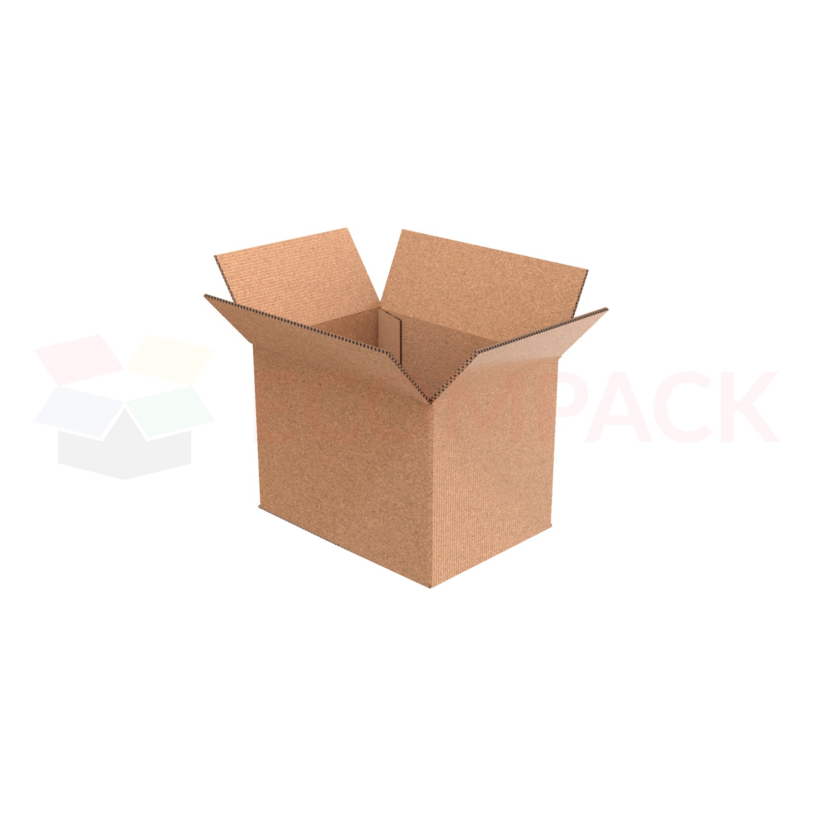 14" x 10" x 10" Shipping Box RSC Kraft 32ECT (25/bu)