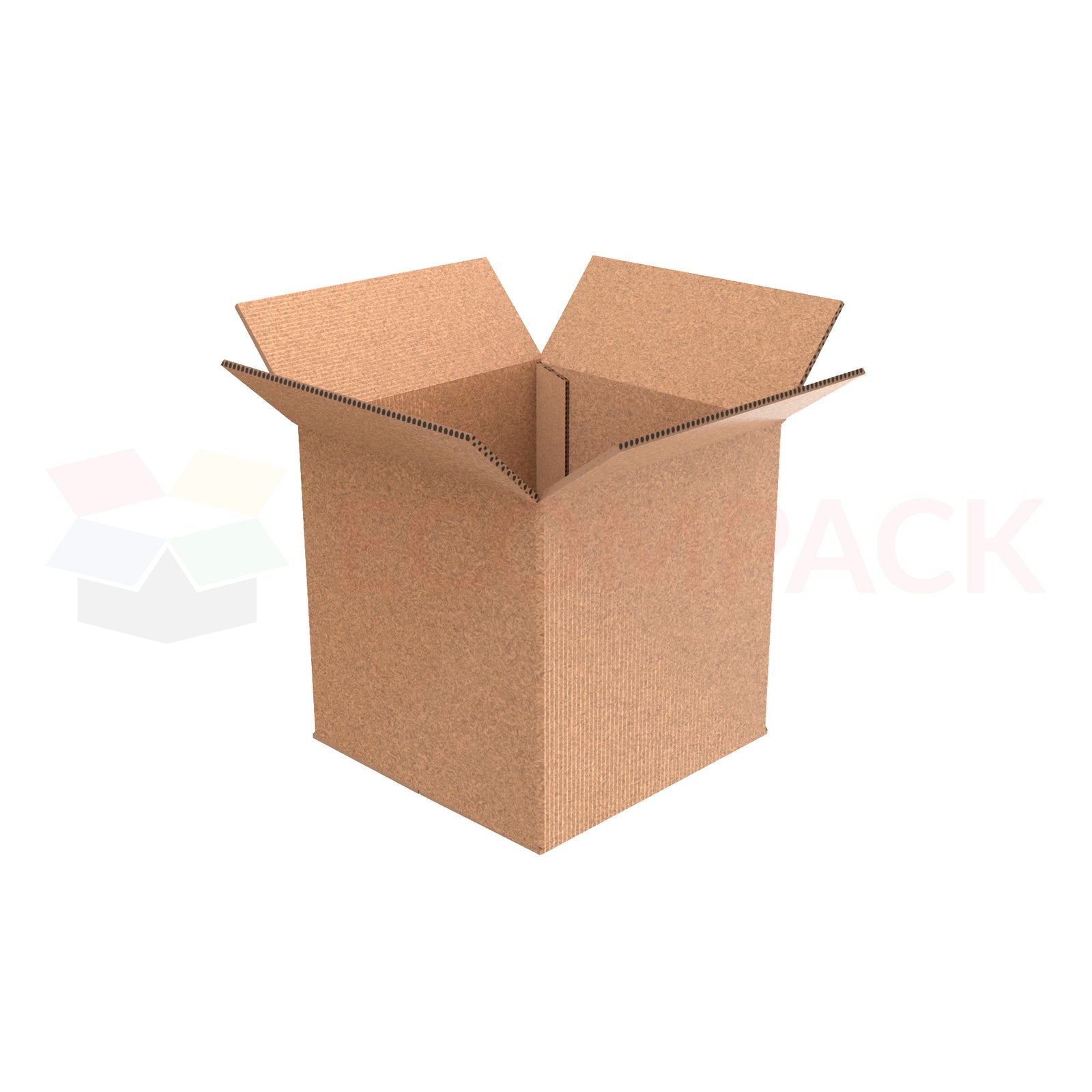 14" x 14" x 14" Shipping Box RSC Kraft 32ECT (25/bu)