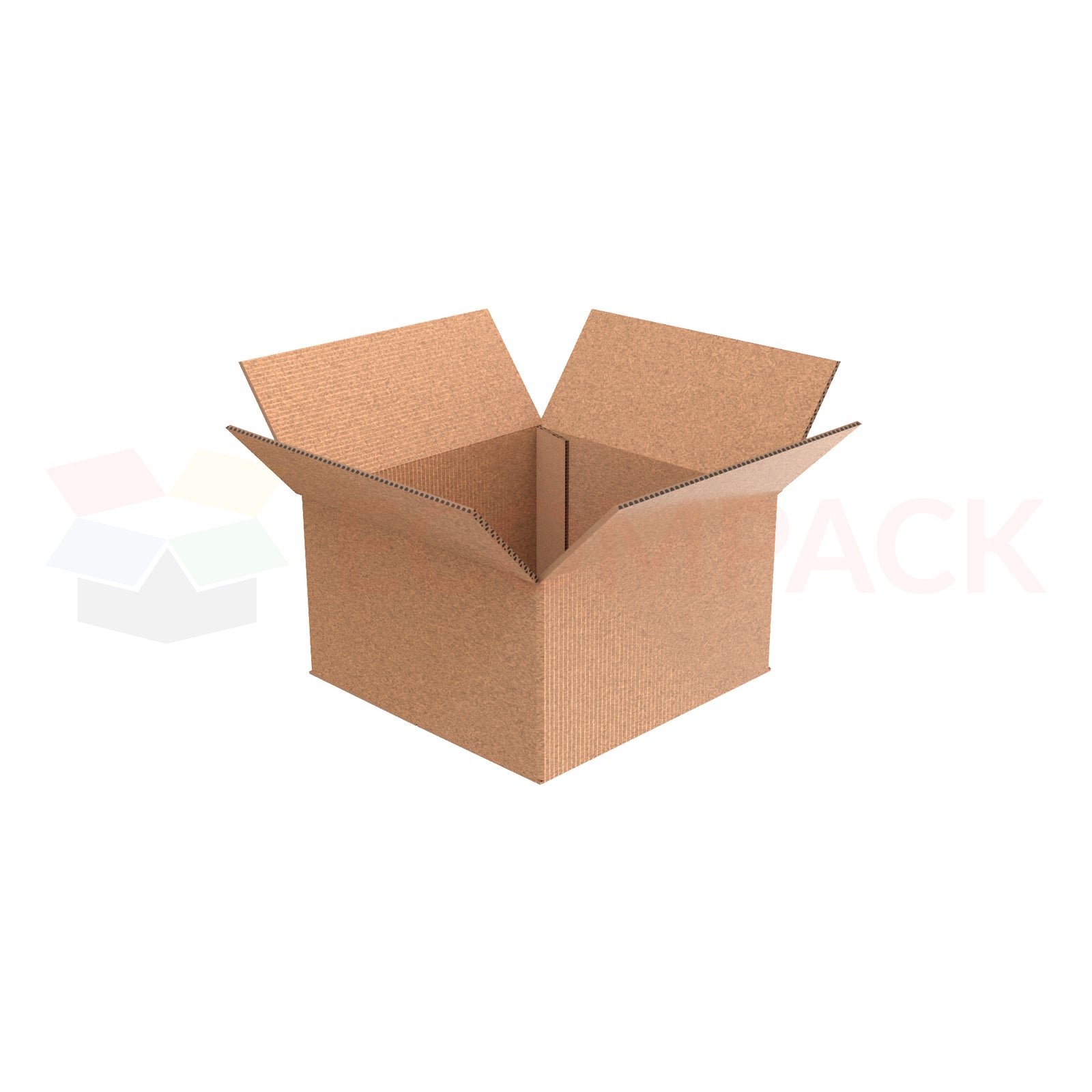 14" x 14" x 8" Shipping Box RSC Kraft 32ECT (25/bu)