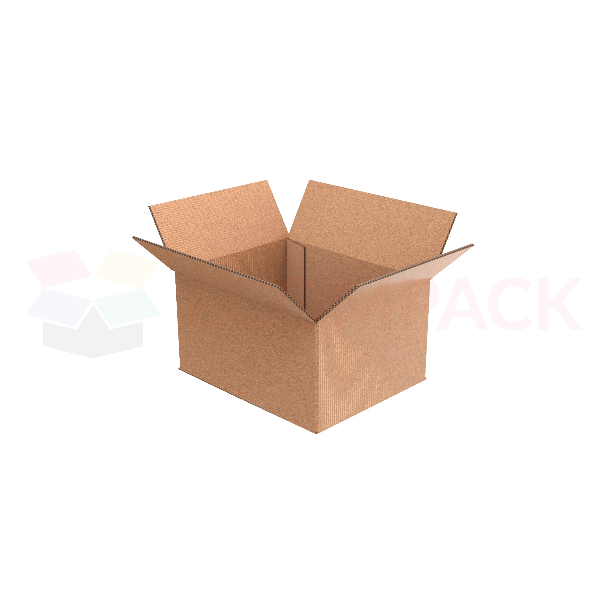 15" x 12" x 8" Shipping Box RSC Kraft 32ECT (25/bu)