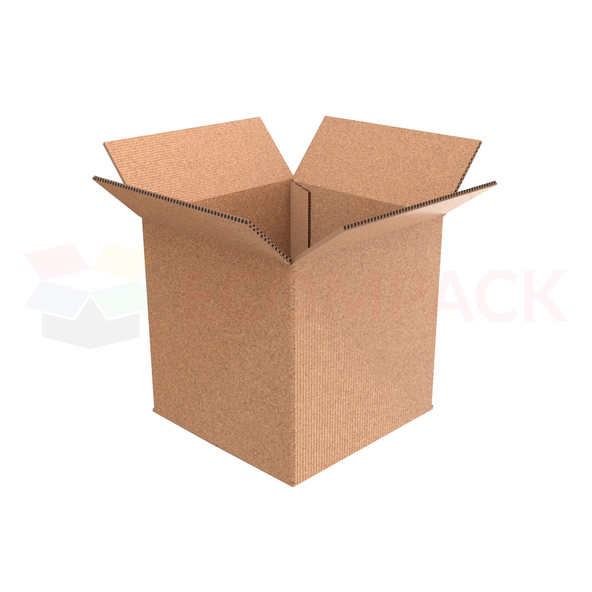 16" x 16" x 16" Shipping Box RSC Kraft 32ECT (25/bu)
