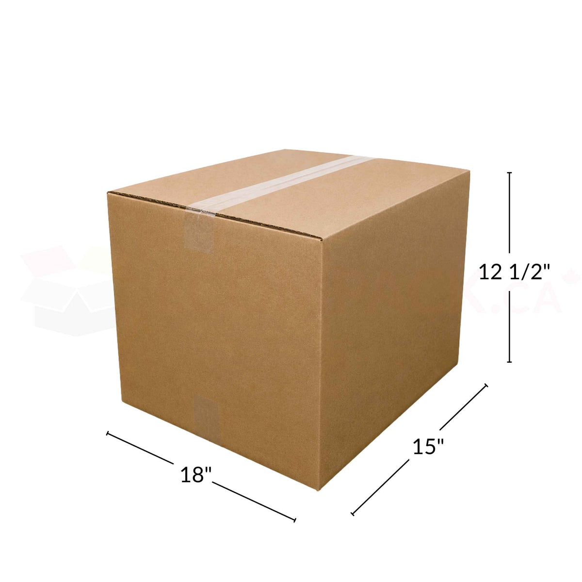 2 Cube Moving Box 18" x 15" x 12-1/2" Kraft 32ETC (5/bu)