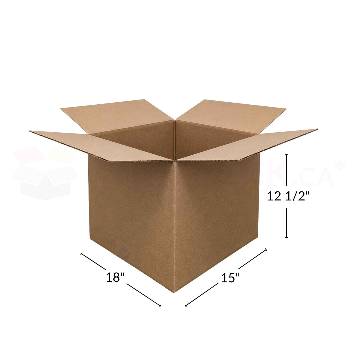 2 Cube Moving Box 18" x 15" x 12-1/2" Kraft 32ETC (5/bu)