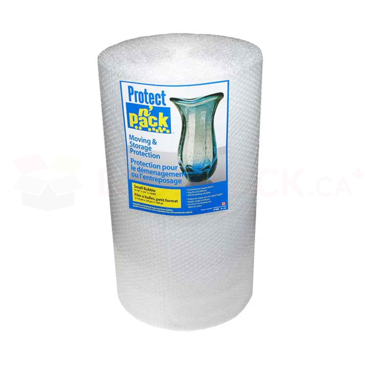 3/16" Bubble Roll 24" x 100' Clear Perf 12"
