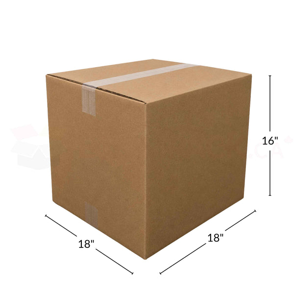 3 Cube Moving Box 18" x 18" x 16" Kraft 32ETC (5/bu)