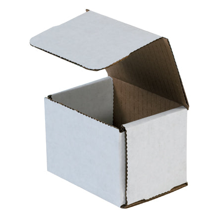 4" x 3" x 3" Ecommerce Mailer Top Tab 32ECT White (50/pk)