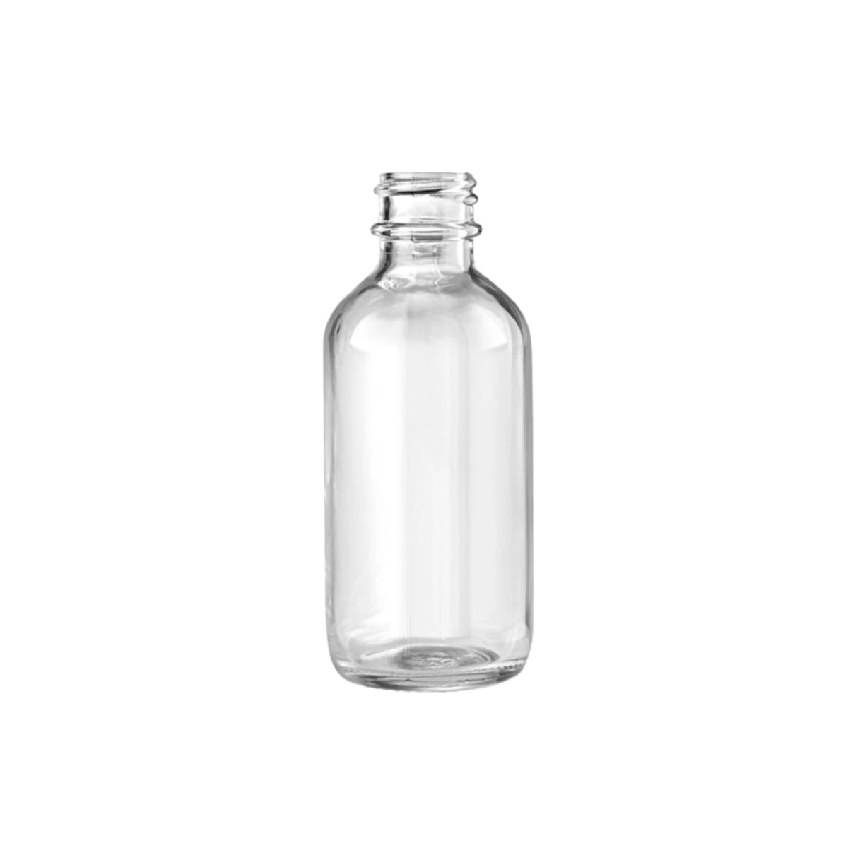 4oz Glass Bottle Boston Round Clear 22/400