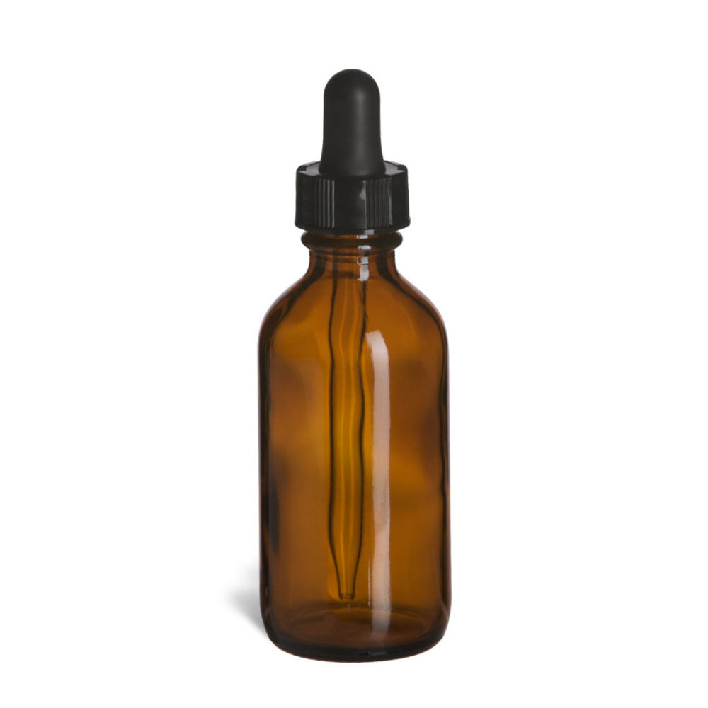 4oz Glass Dropper Bottles Amber 24/cs
