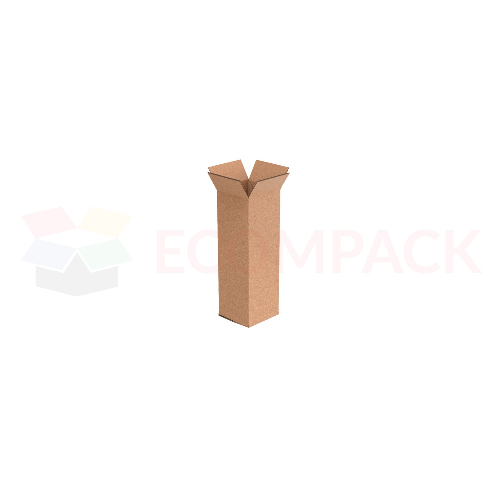 4" x 4" x 12" Shipping Box RSC Kraft 32ECT (25/bu)