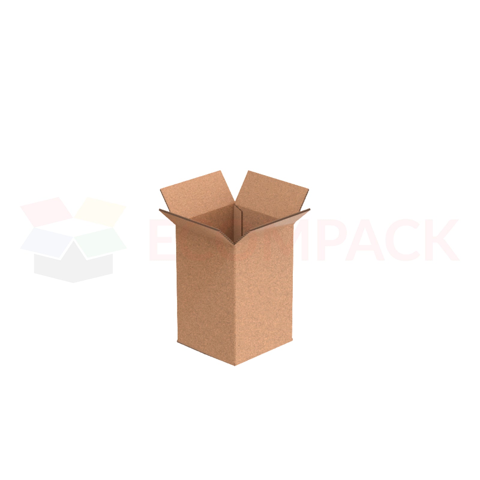 4" x 4" x 6" Shipping Box RSC Kraft 32ECT (25/bu)