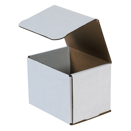 5" x 4" x 4" Ecommerce Mailer Top Tab 32ECT White (50/pk)