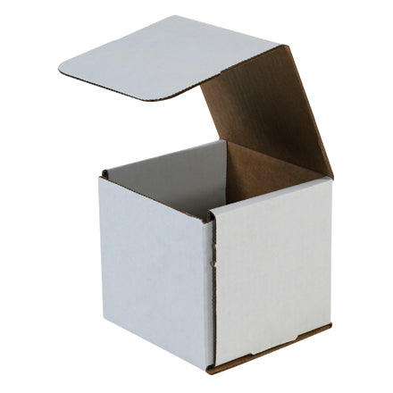 5" x 5" x 5" Ecommerce Mailer Top Tab  32ECT White (50/pk)