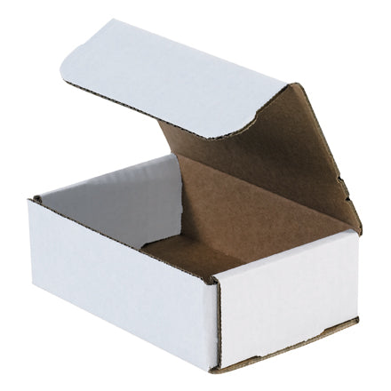 6&quot; x 4&quot; x 2&quot; Ecommerce Mailer Top Tab 32ECT White (50/pk)