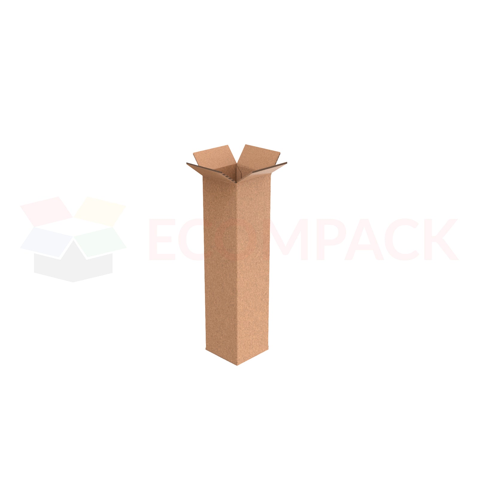 6" x 6" x 24" Shipping Box RSC Kraft 32ECT (25/bu)