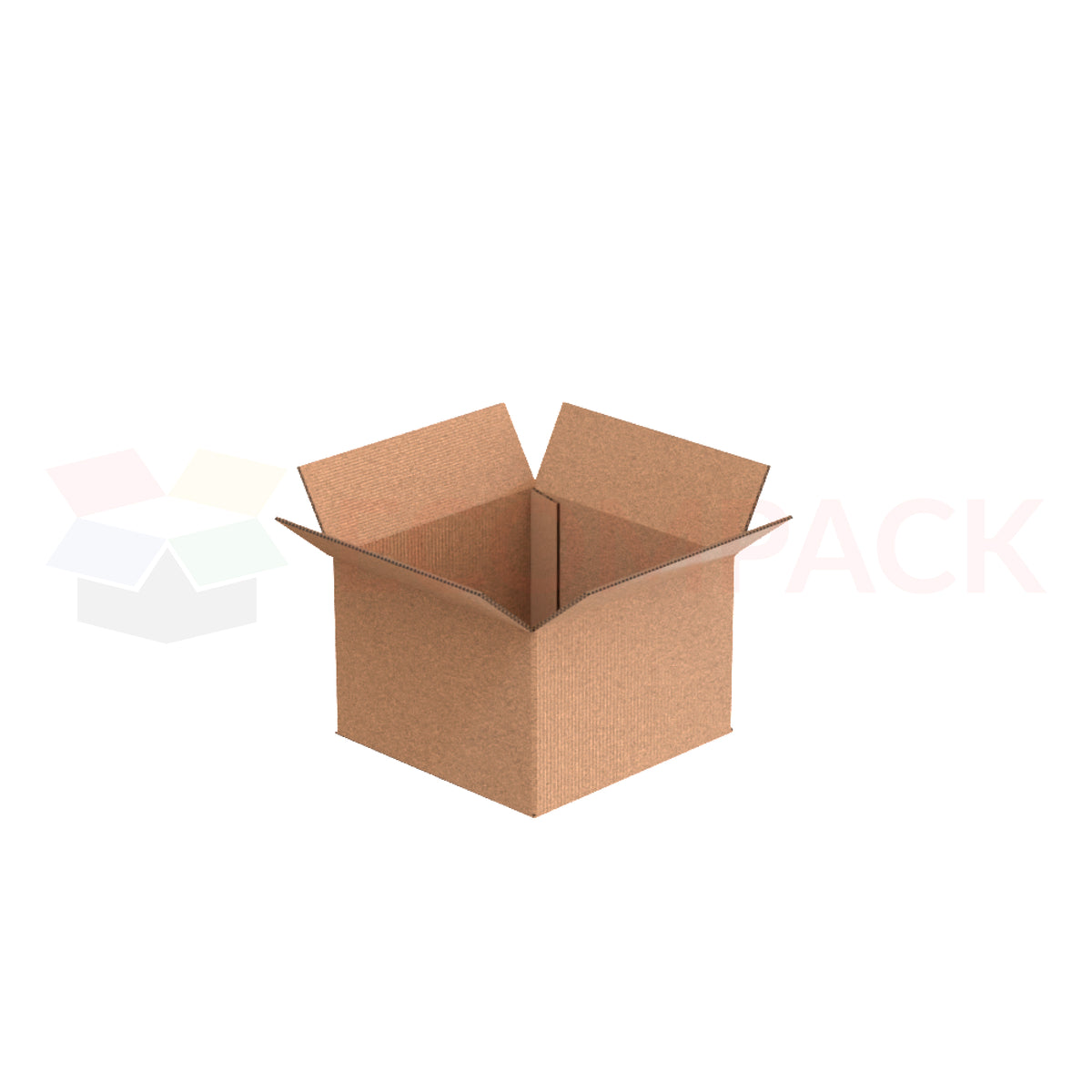 6" x 6" x 4" Shipping Box RSC Kraft 32ECT (25/bu)