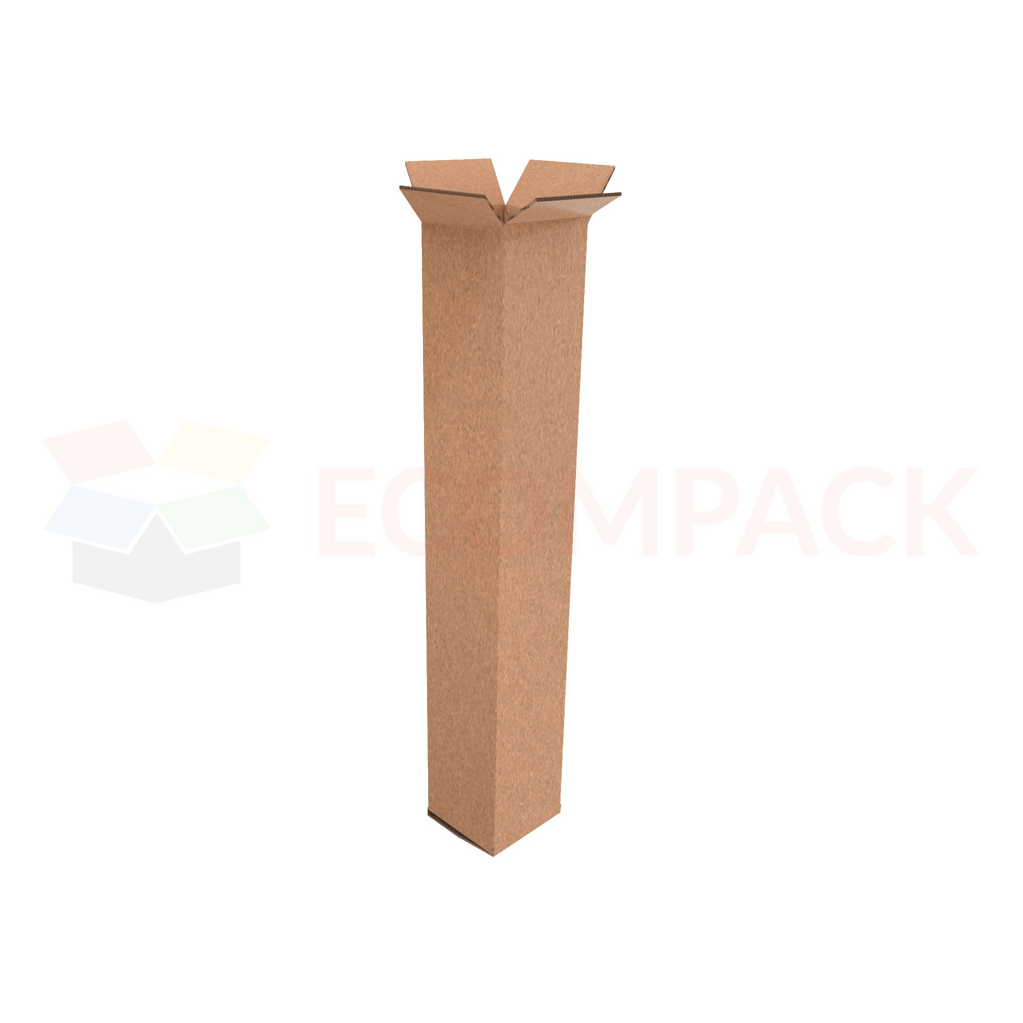 6" x 6" x 48" Shipping Box RSC Kraft 32ECT (10/bu)