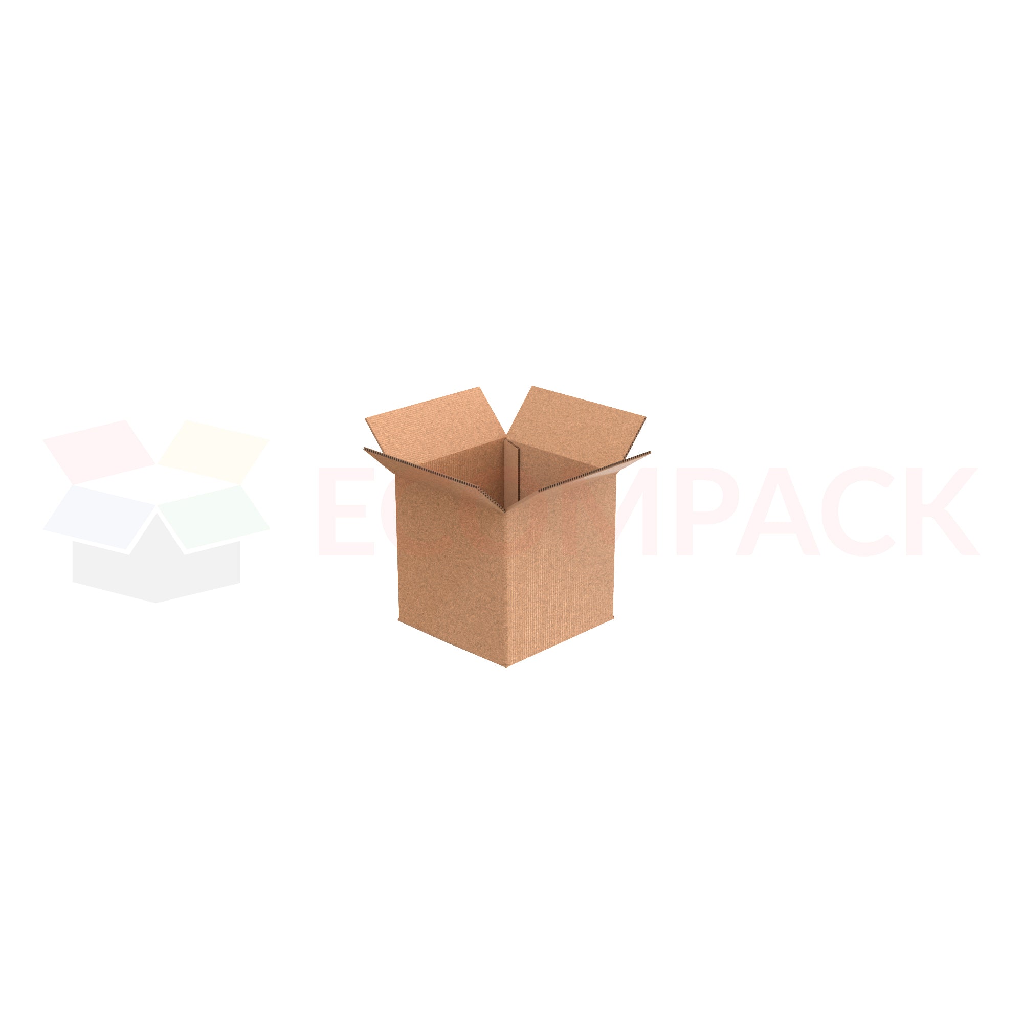7" x 7" x 7" Shipping Box RSC Kraft 32ECT (25/bu)