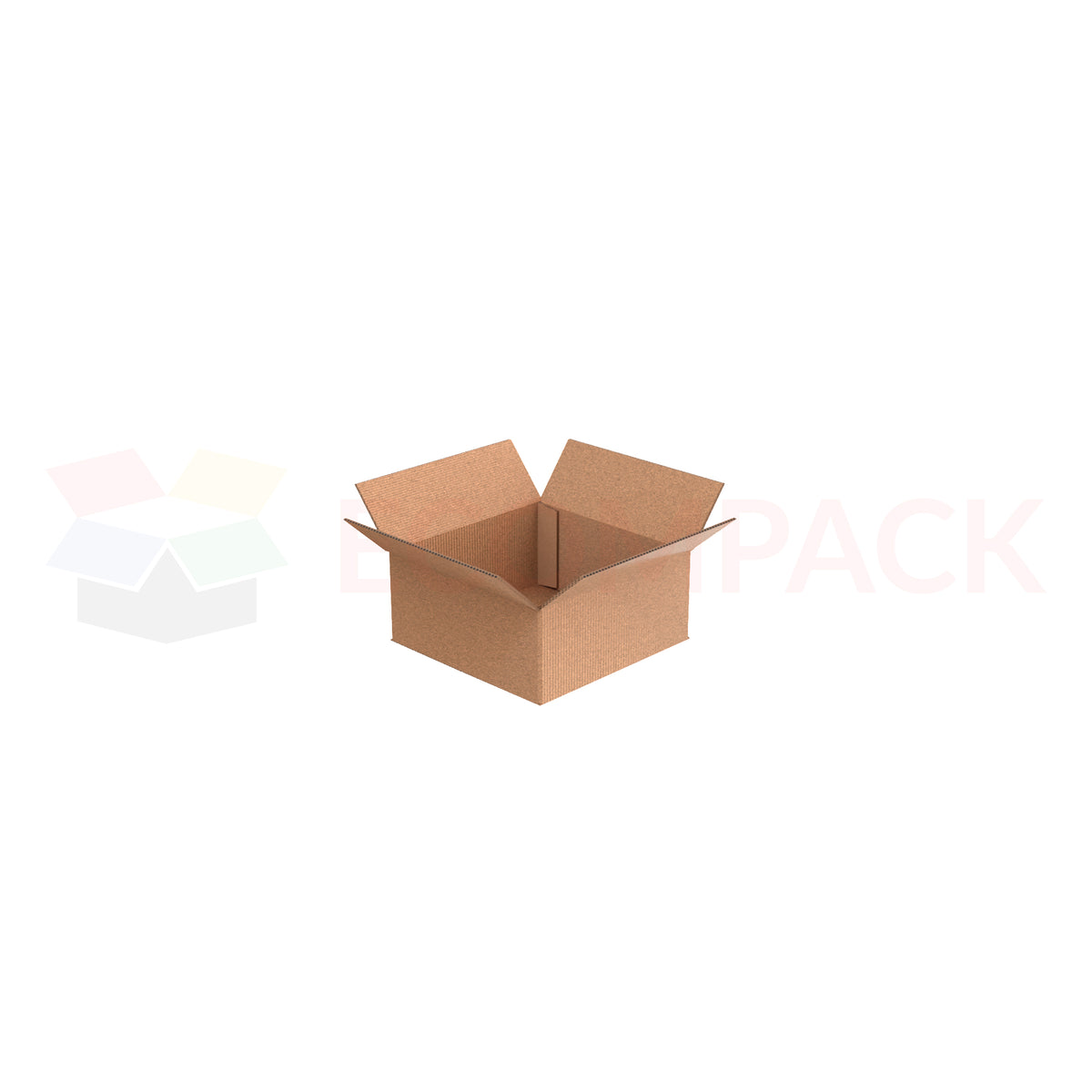 9&quot; x 9&quot; x 4&quot; Shipping Box RSC Kraft 32ECT (25/bu)
