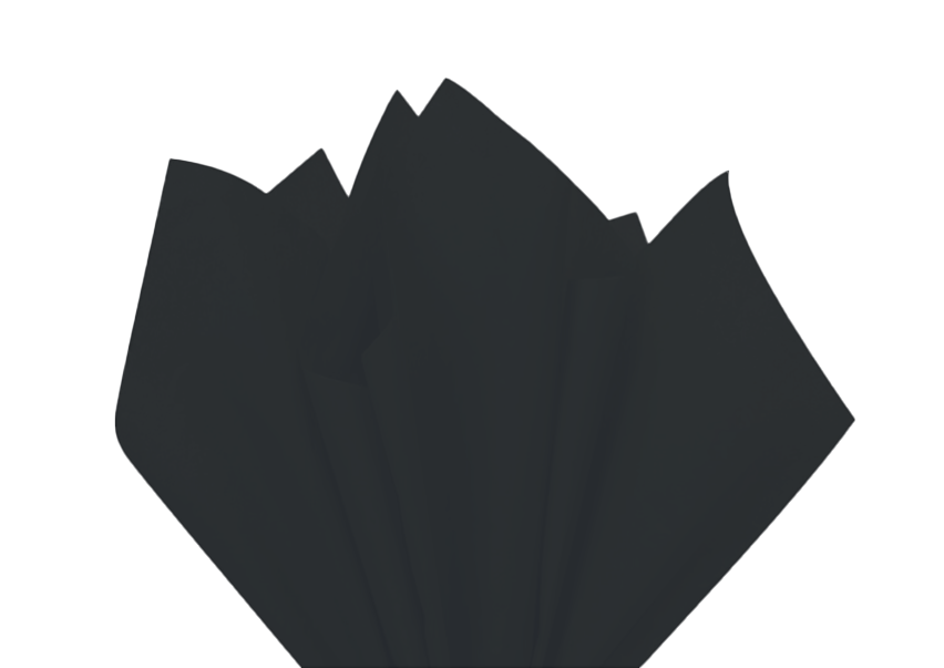 Tissue Paper Sheets 20 x 30" 10lb. 480/pk - Black