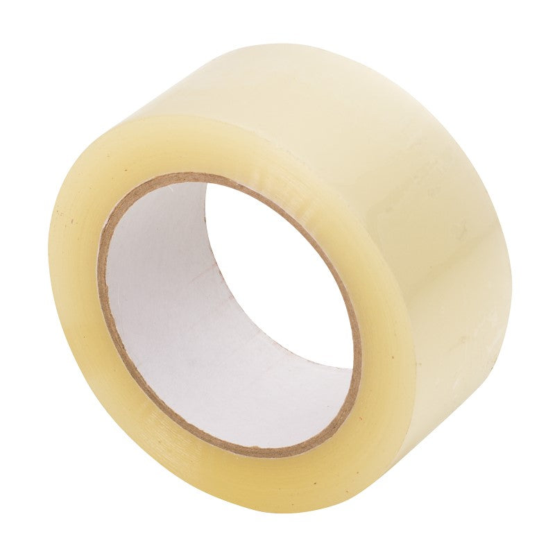 EcomPack Tack Packing Tape Clear 1.8mil 3" x 100M (6ro/pk)
