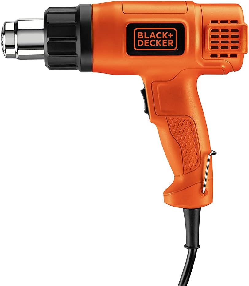 Heat Gun Dual Temperature Black + Decker Orange