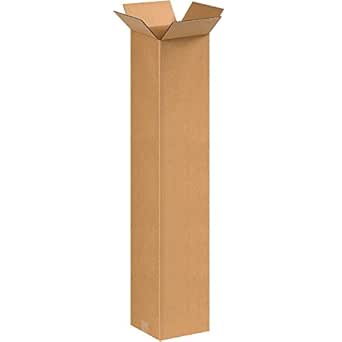 8" x 8" x 48" Shipping Box RSC Kraft 32ECT (10/bu)