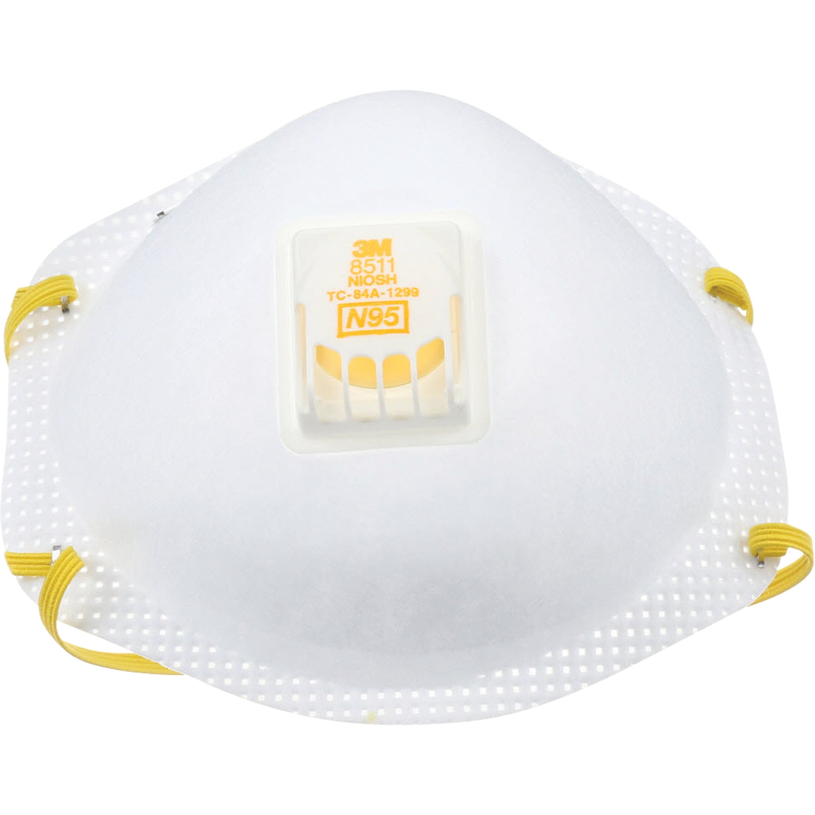 3M N95 Respirators 8511 Earloop Masks NIOSH Certified (10/pk)
