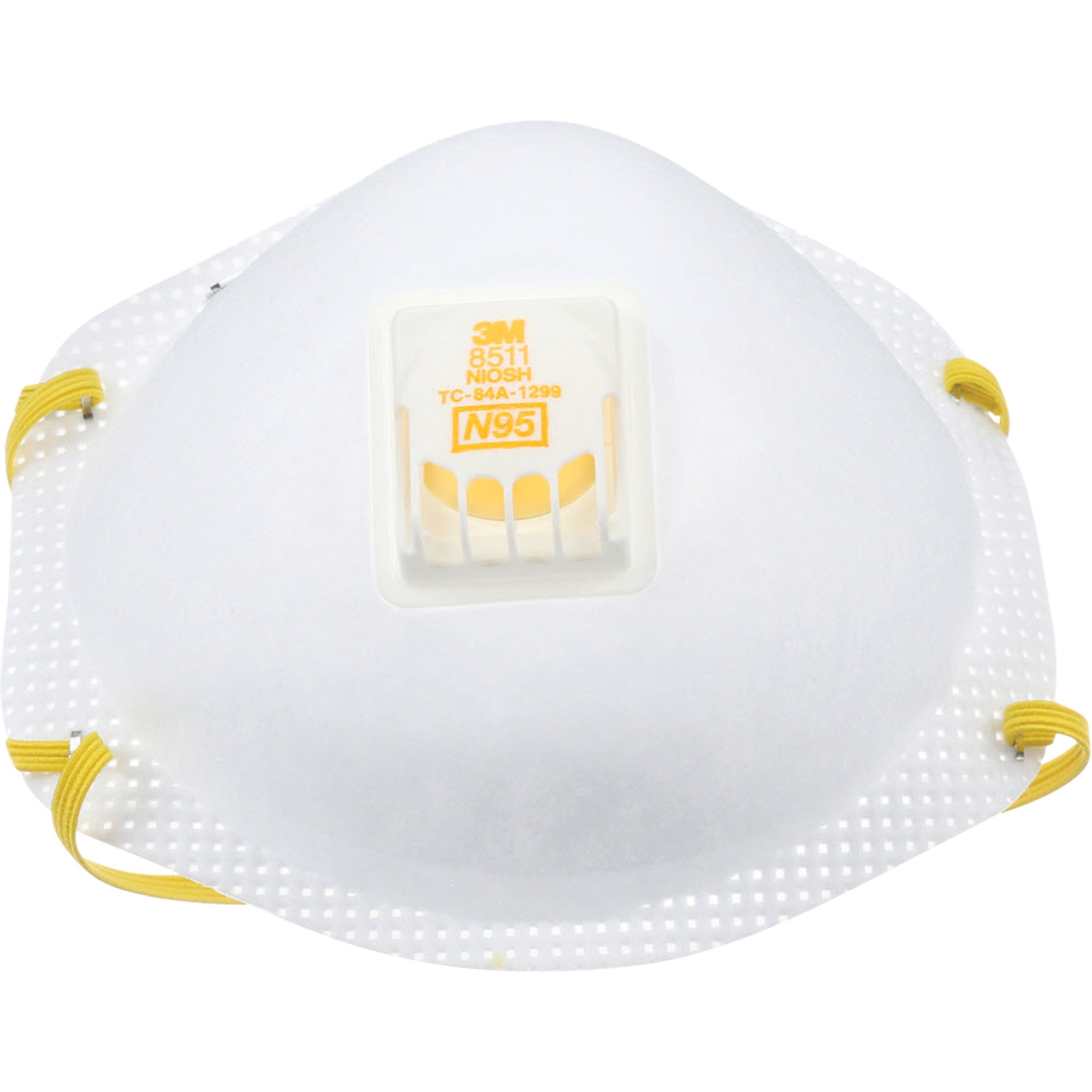 3M N95 Respirators 8511 Earloop Masks NIOSH Certified (10/pk)