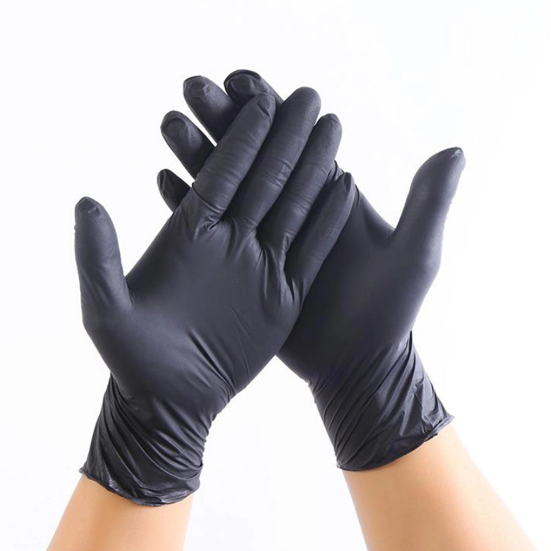 Black Nitrile Gloves 5.5mil Black (100/bx) Medium