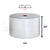 1/2" Bubble Roll 24" x 250' Clear 12" Perf