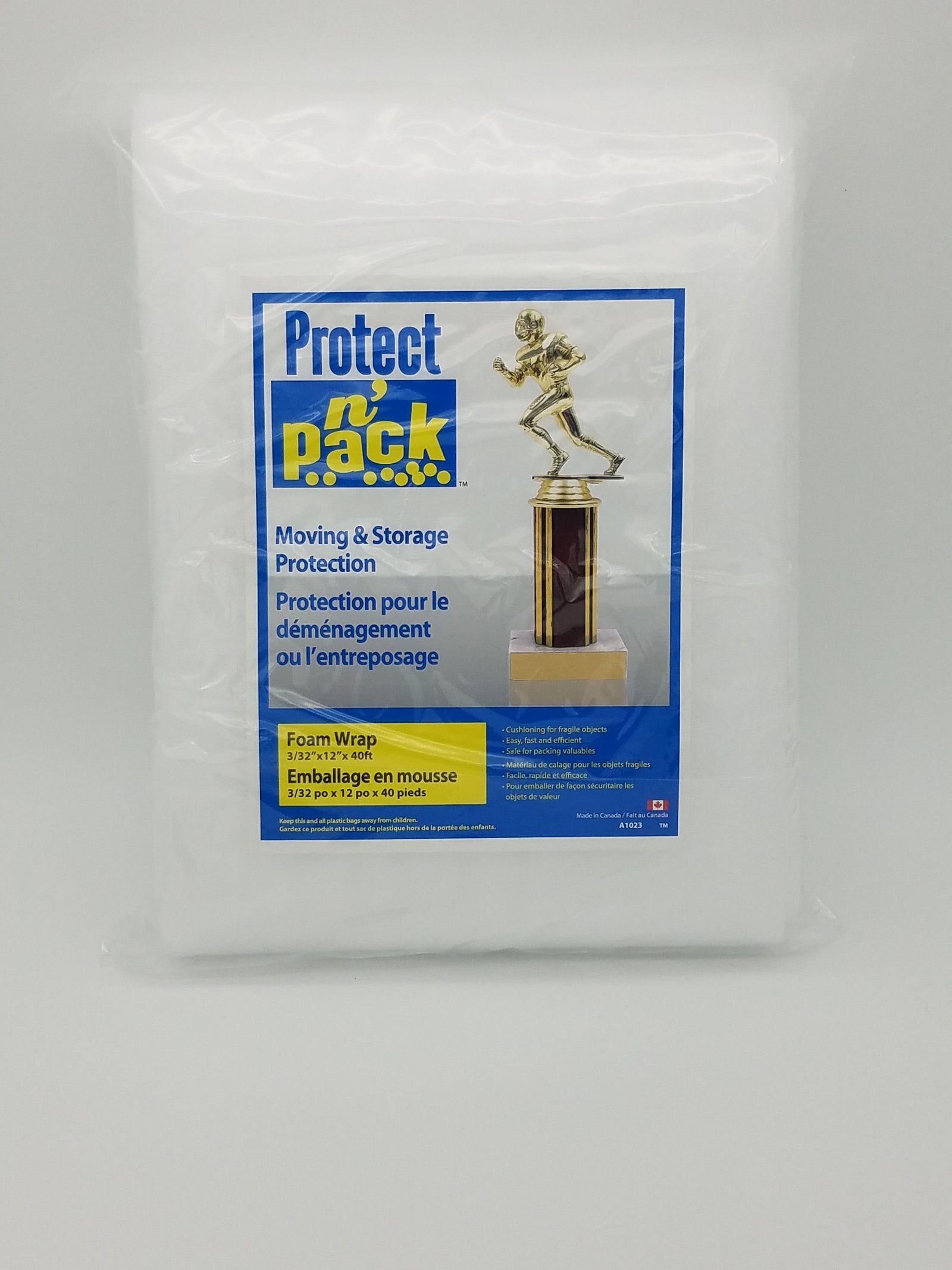 Foam Wrap Roll 3/32" x 12" x 40" | Ecompack.ca