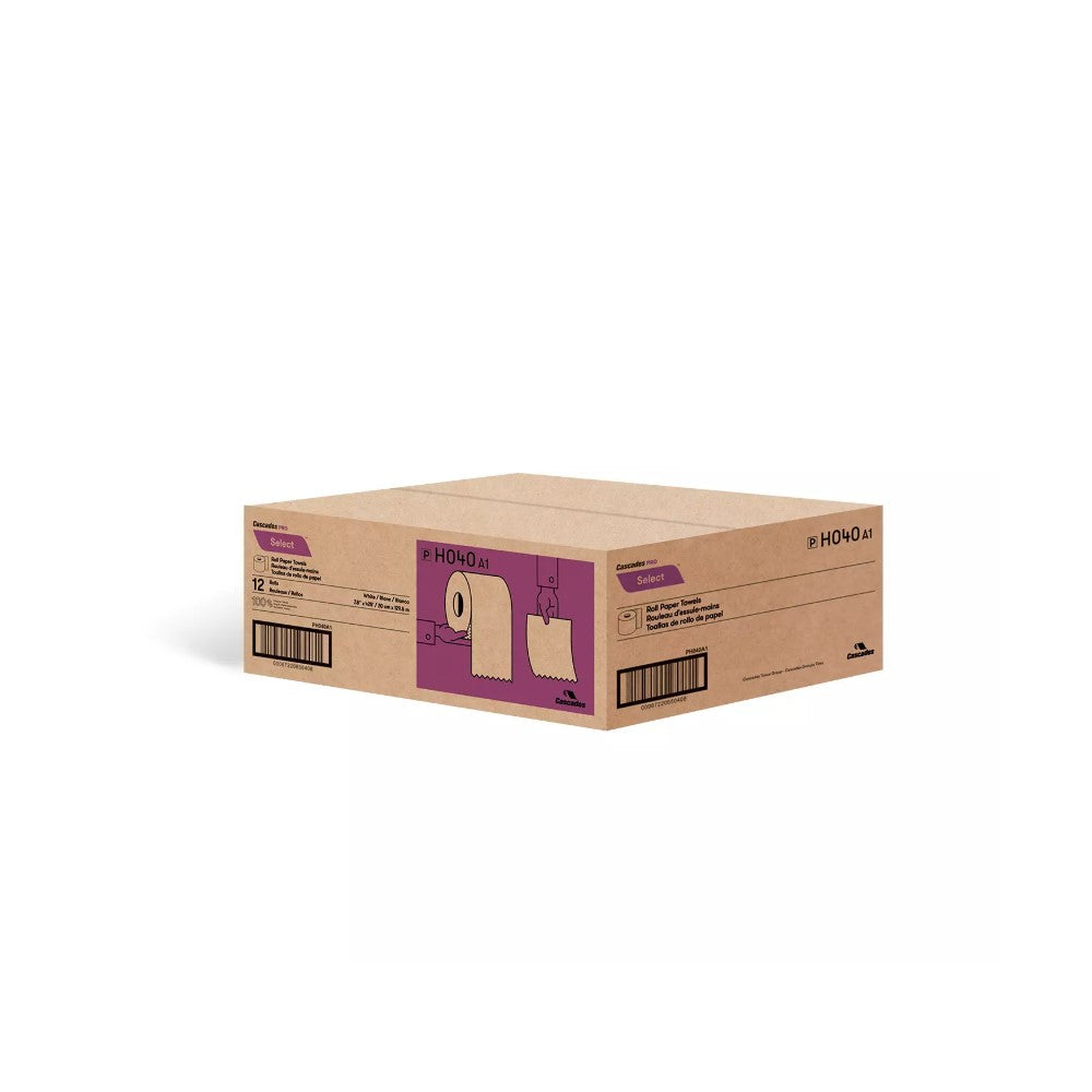 Cascades PRO Select® White Roll Paper Towels 425' X 12 Rolls/cs  - H040
