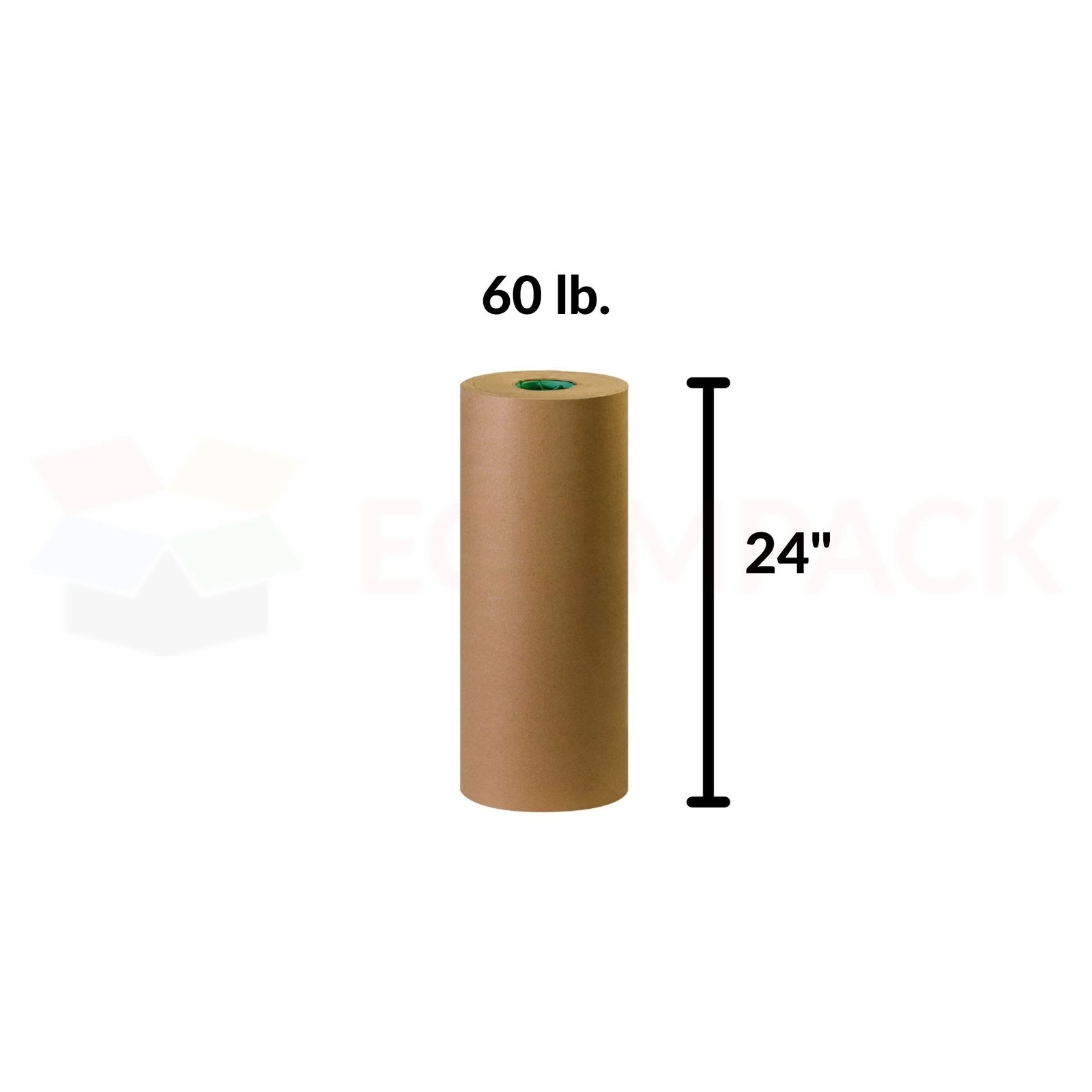 Kraft Paper Roll 60 lb. 24" x450'  Recycled