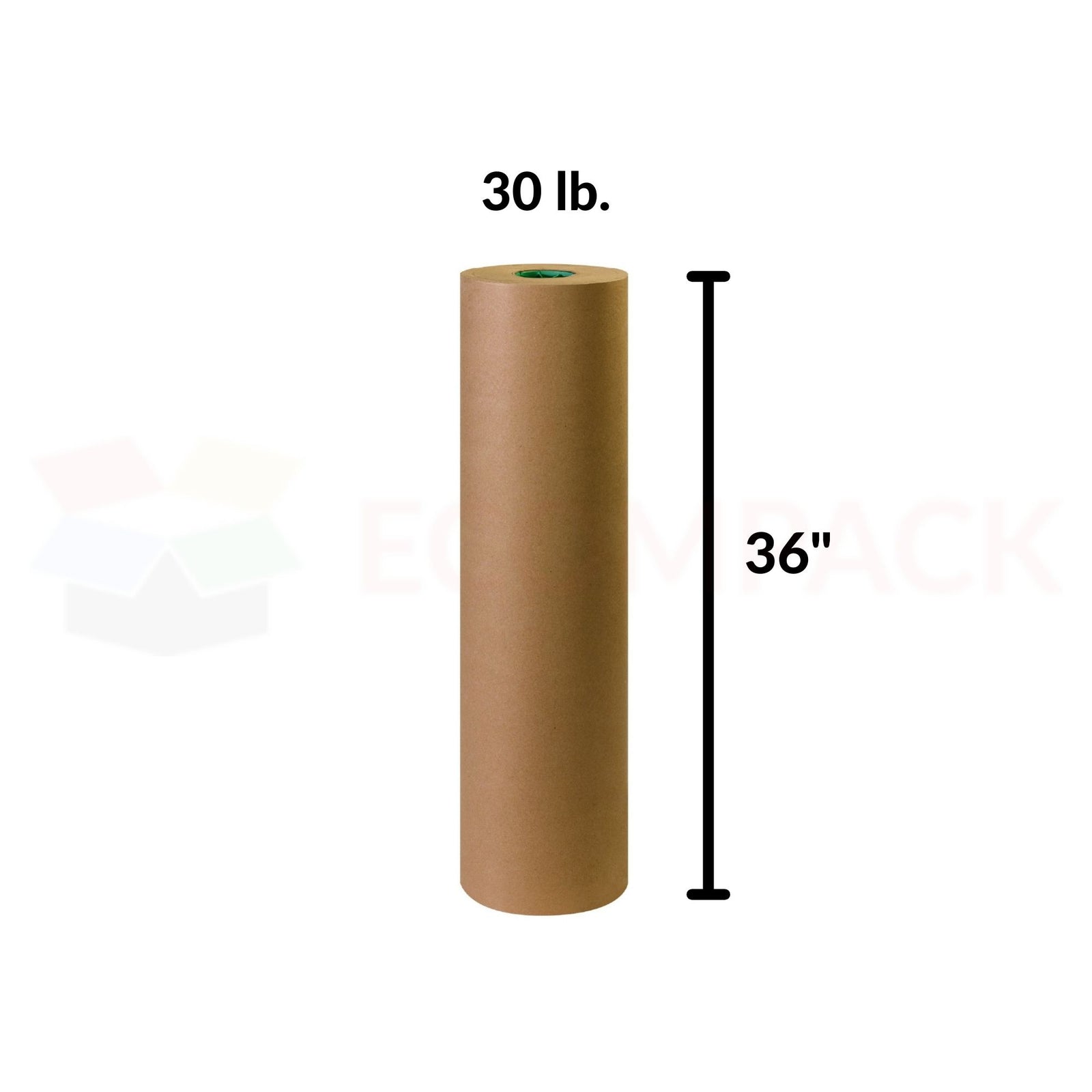 Kraft Paper Roll 30 lb. 36" x900' Recycled
