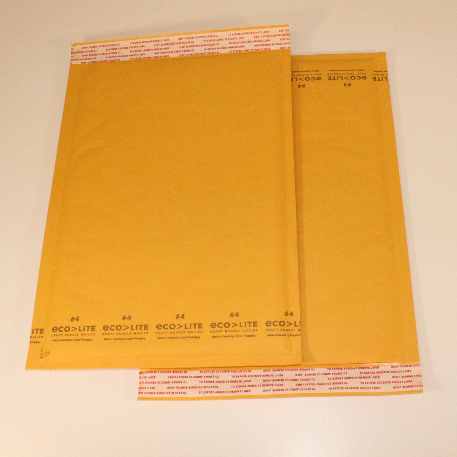 #4 - Kraft Bubble Mailer 9.25" x 13.5" Usable (100/cs)