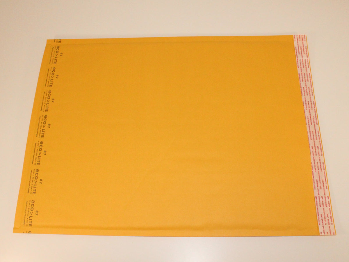 #7 - Kraft Bubble Mailer 14" x 19" Usable (50/cs)