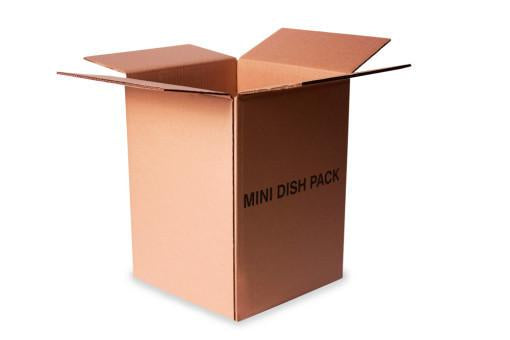 Mini Dish / China Moving Box 12&quot; x 12&quot; x 16&quot; Kraft 42ETC Double Wall