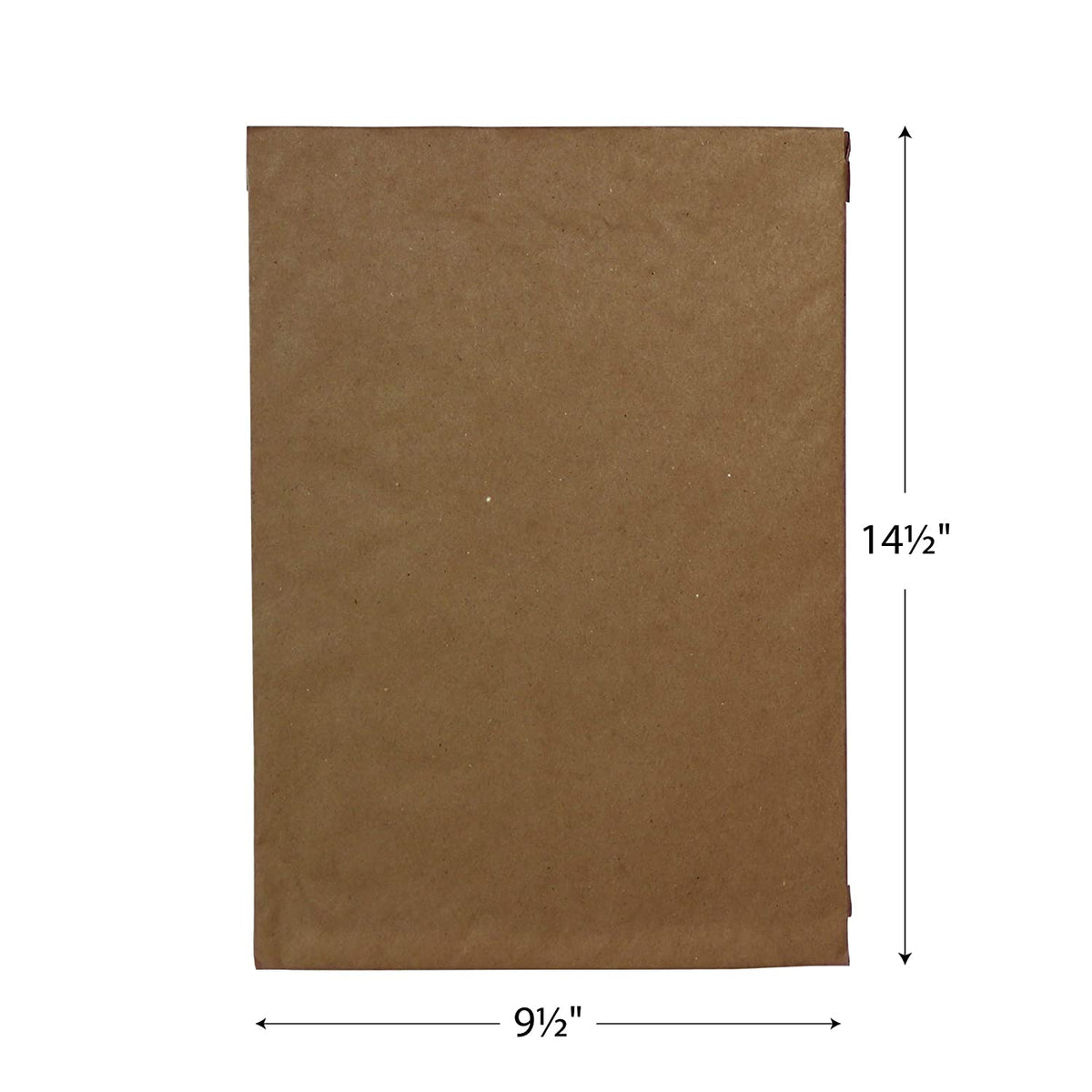 #4 - Recycled Padded Brown Mailer 9" x 13" Usable (100/cs)