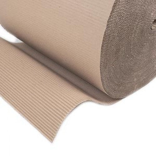 Single Face Kraft Corrugated Rolls C-Flute 12" x 250'