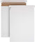 White Rigid Mailers / Stay Flat Mailers 9-3/4" x 12-1/2" Self-Seal (100/pk)