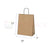 CUSTOM PRINT - Kraft Bags 10" x 5" x 13" (100/cs)